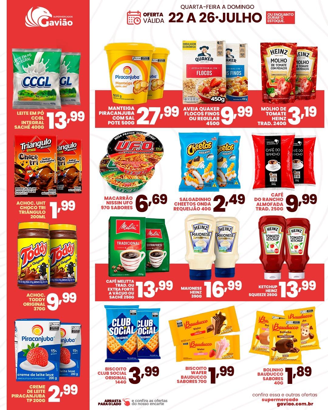 Encarte promocional: Oferta da semana