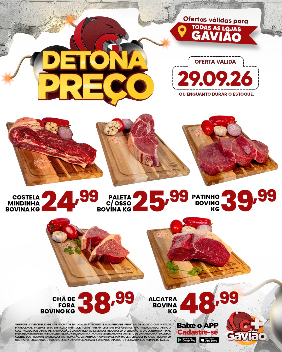 Cartaz promocional: Detona das carnes