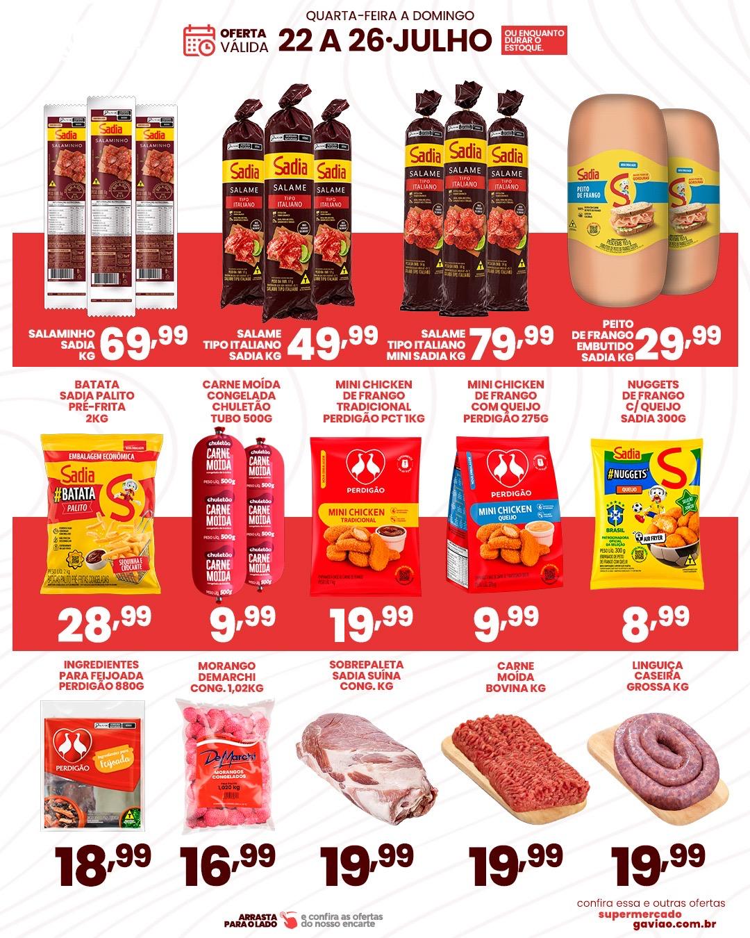 Encarte promocional: Oferta da semana